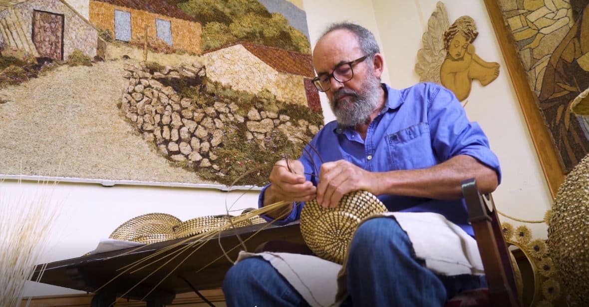 PEDRO ANTONIO CALDERÓN. CESTERÍA DE COLMO Y ZARZA