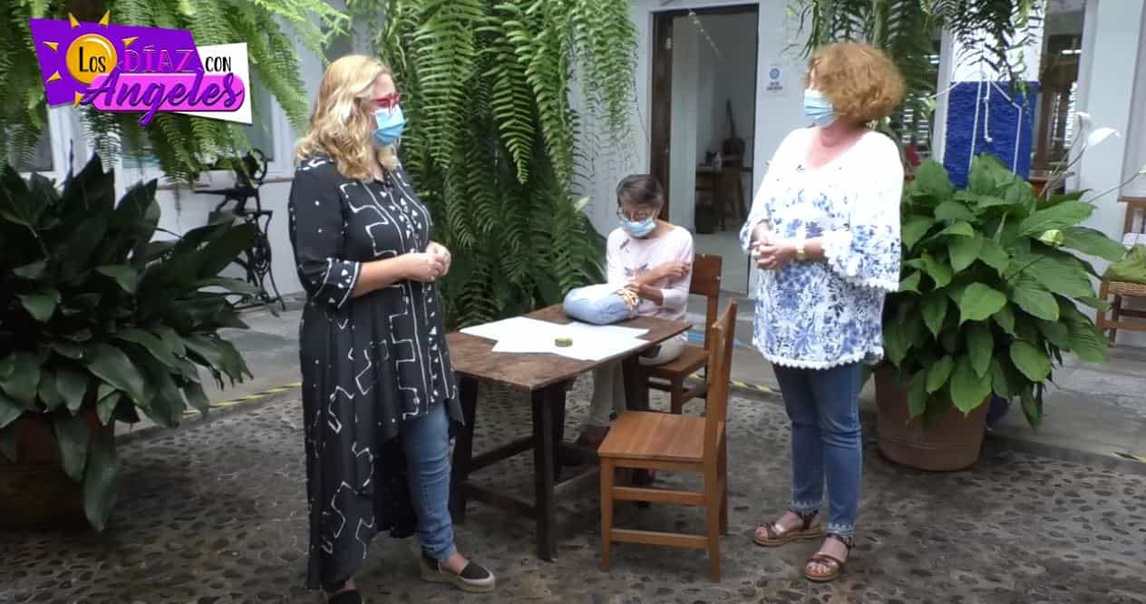 Los «Díaz» con Ángeles 281020 – La Palma Artesanía